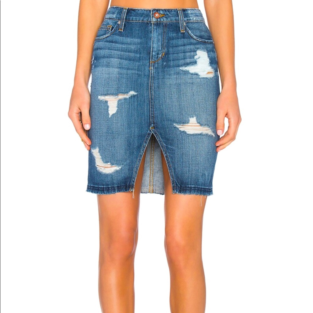 Joe’s Jeans Kumi Collector’s Edition Cut-Off Slit Pencil Skirt